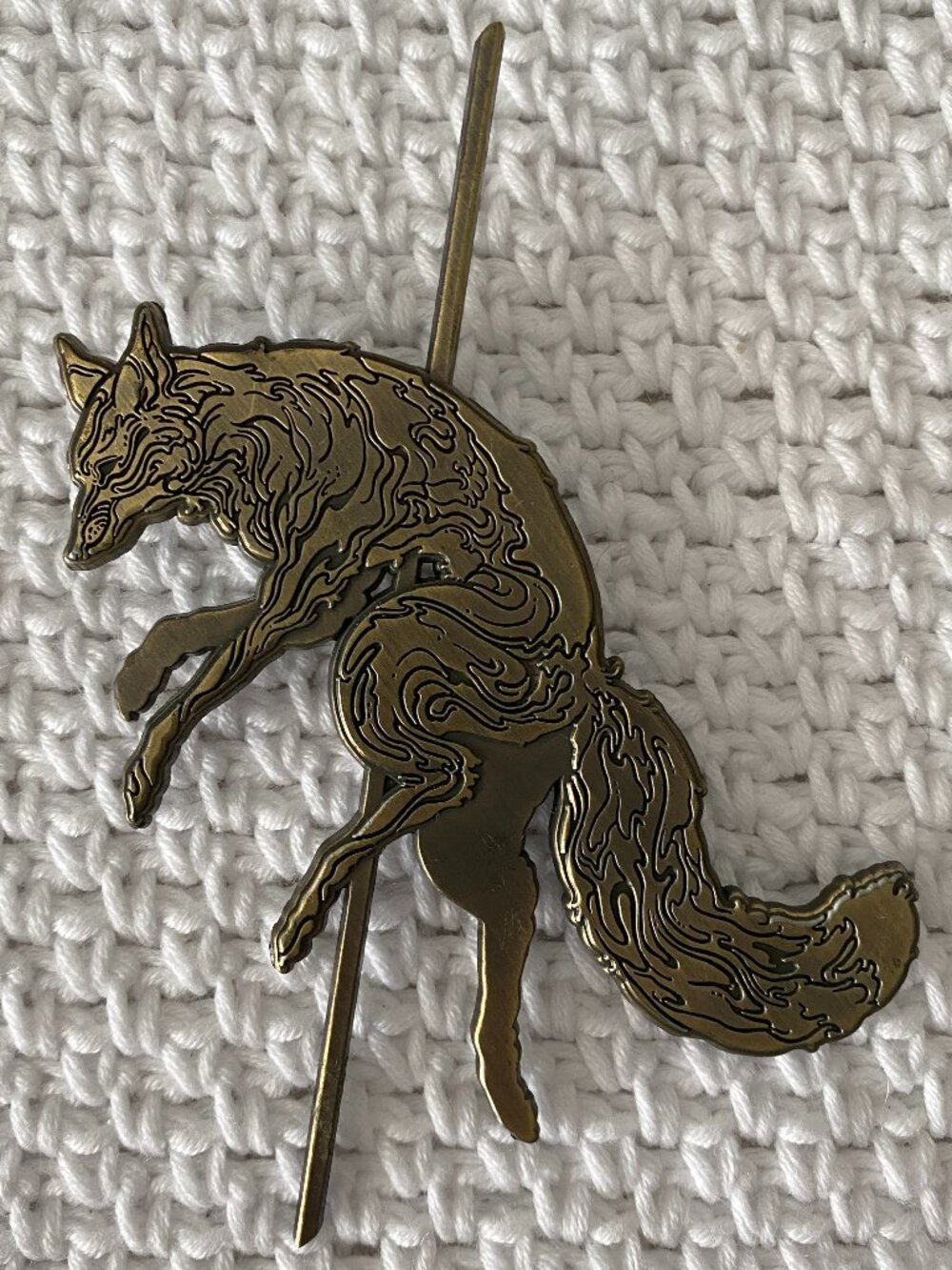 Vonnart (Timothy Von Rueden) "Relinquished" Fox Metal Pin